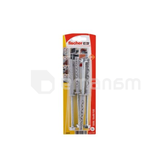 დიუბელი თვითმჭრელით ექვსწახნაგა ქანჩით Fischer SXRL 10x80 FUS 4 ც 536183