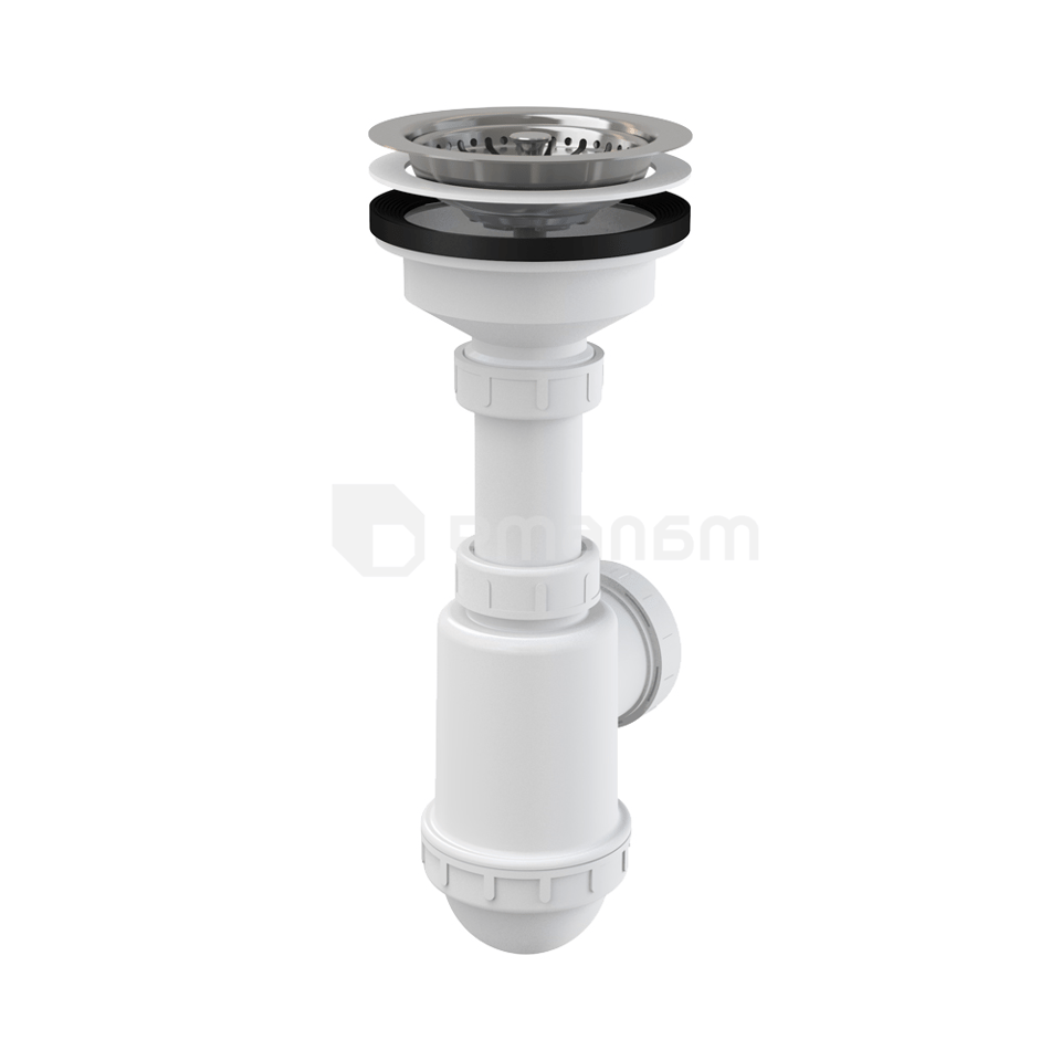 სამზარეულოს ნიჟარის სიფონი დიდი Alca Drain A446-DN50/40