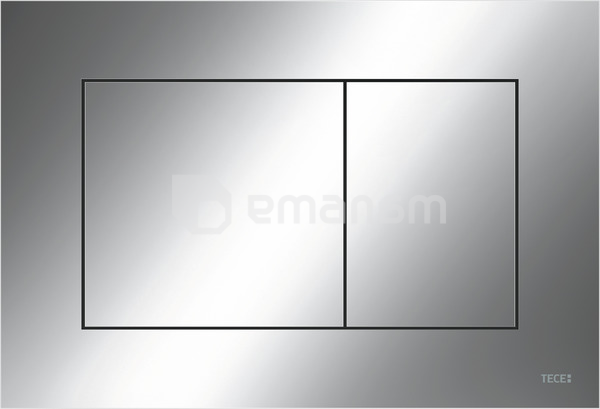 ღილაკი ინსტალაციისათვის Tece 9240401 dual-flush Bright chrome
