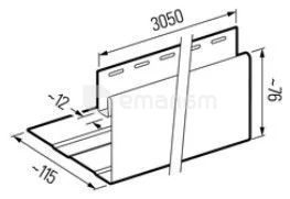 თამასა VOX SV-17 Window Flashing White 3.05 მ