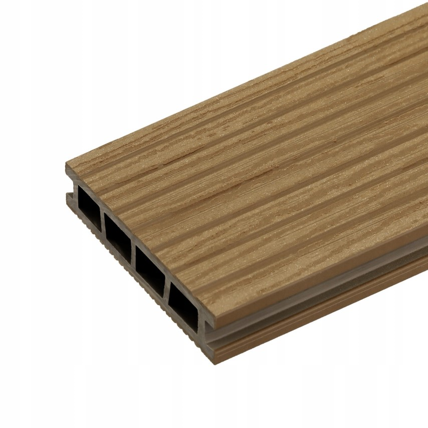 ტერასის დაფა SALAG WOOD Teak Brushed 1ც=0,36მ² 150x25x2400 მმ