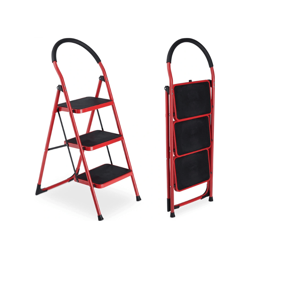 მეტალის Premier-ის 3 საფეხურიანი კიბე 