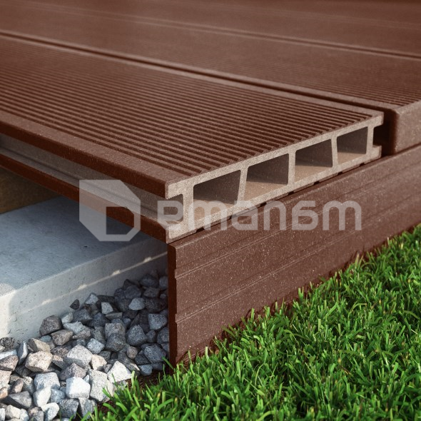 ფიცარი ტერასის Bergdeck Chestnut Brushed 2400X150X25