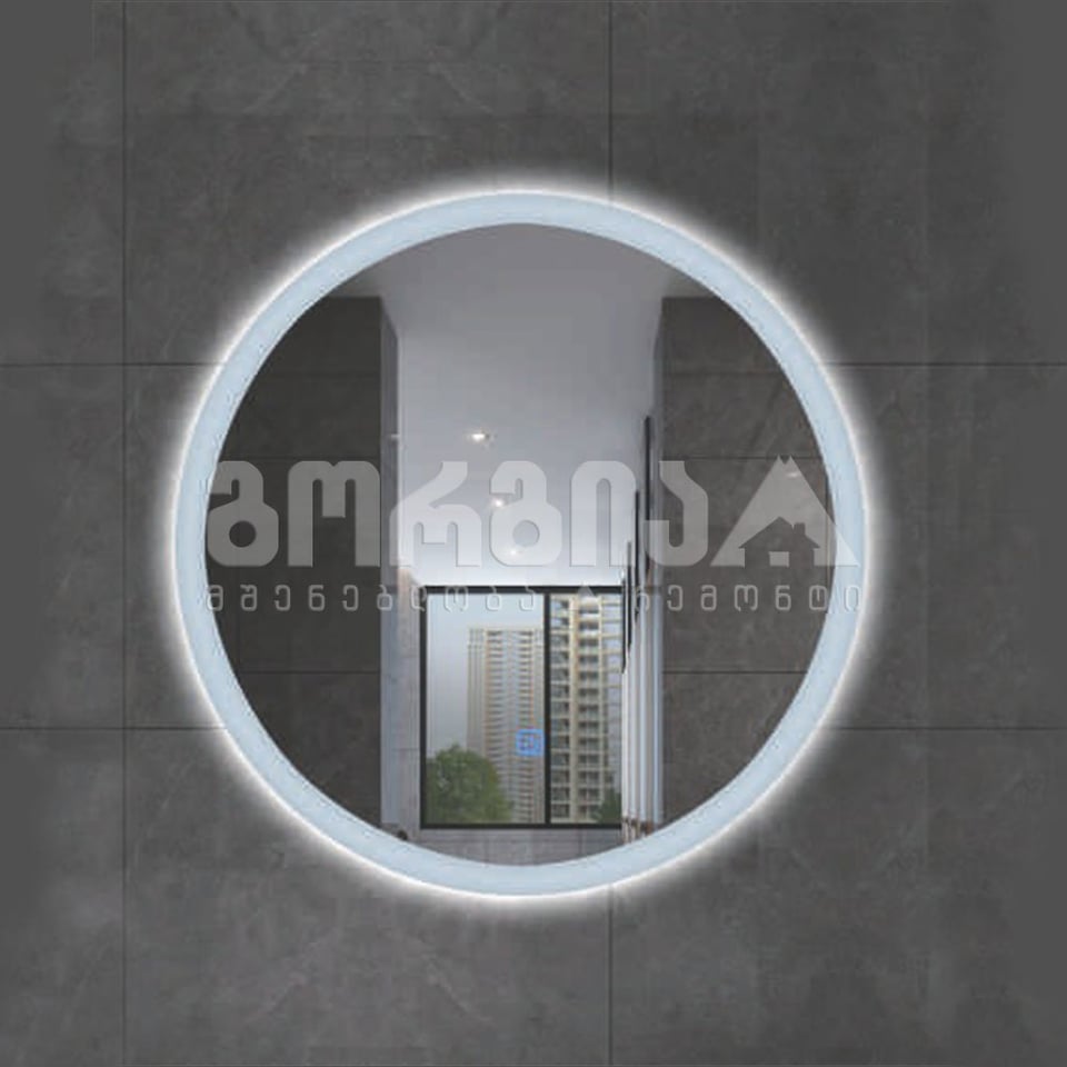 სააბაზანოს სარკე განათებით LED-075 70*70