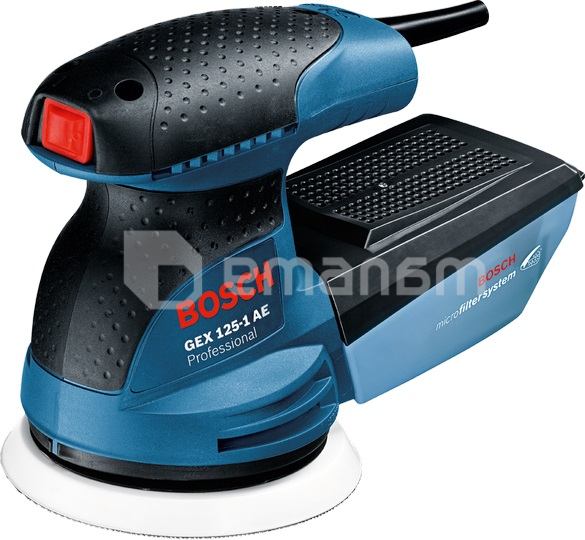 ექსცენტრიული სახეხი მანქანა Bosch GEX 125-1 AE Professional 250W
