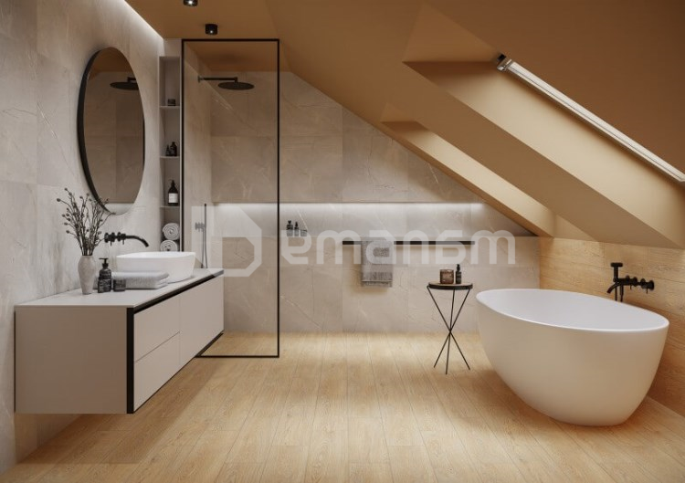 კერამოგრანიტი Cerrad GRES DARKWOOD BEIGE 600x175x8