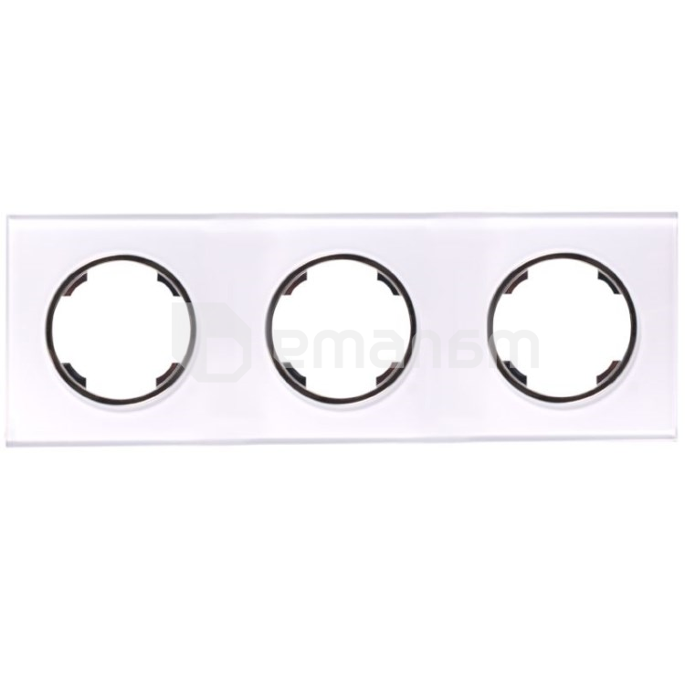 ჩარჩო-შუშა DPM Soul SEU1003GW 3 განყოფილებიანი თეთრი