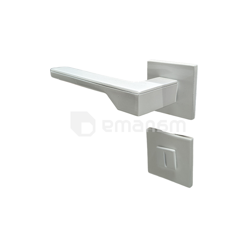 სახელური როზეტით Morelli  PIERRES MH-49-S6 WC 102145+102147 ბრუნსაკეტი სანტექნიკური