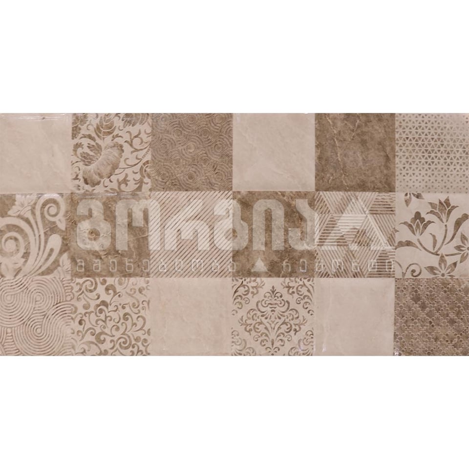 დეკორი  kobak cream decor 30*60