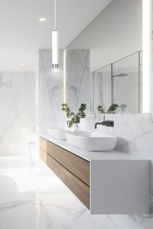 საკიდი EMIBIG Kibo 1 GU10 1x MAX 30W თეთრი ქრომი