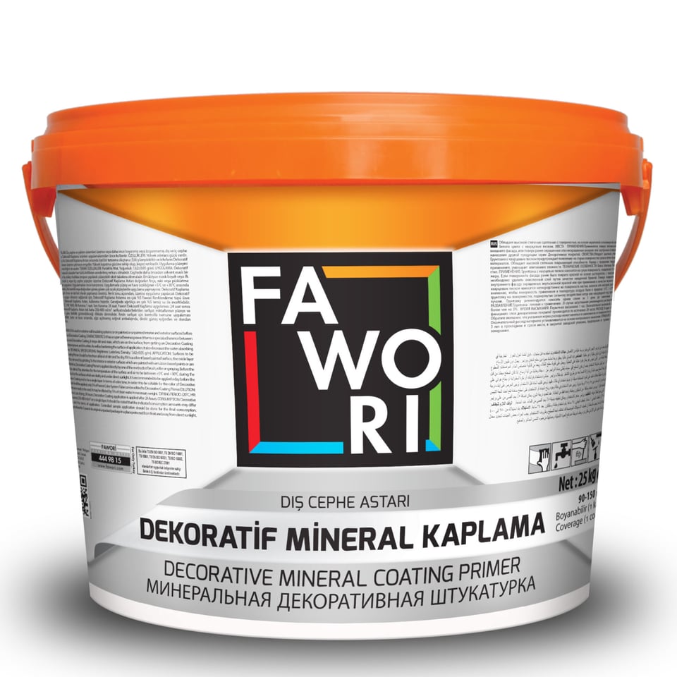 25კგ დეკორატიული ბათქაშის გრუნტი FWR DEK MIN KAPLAMA ASTARI