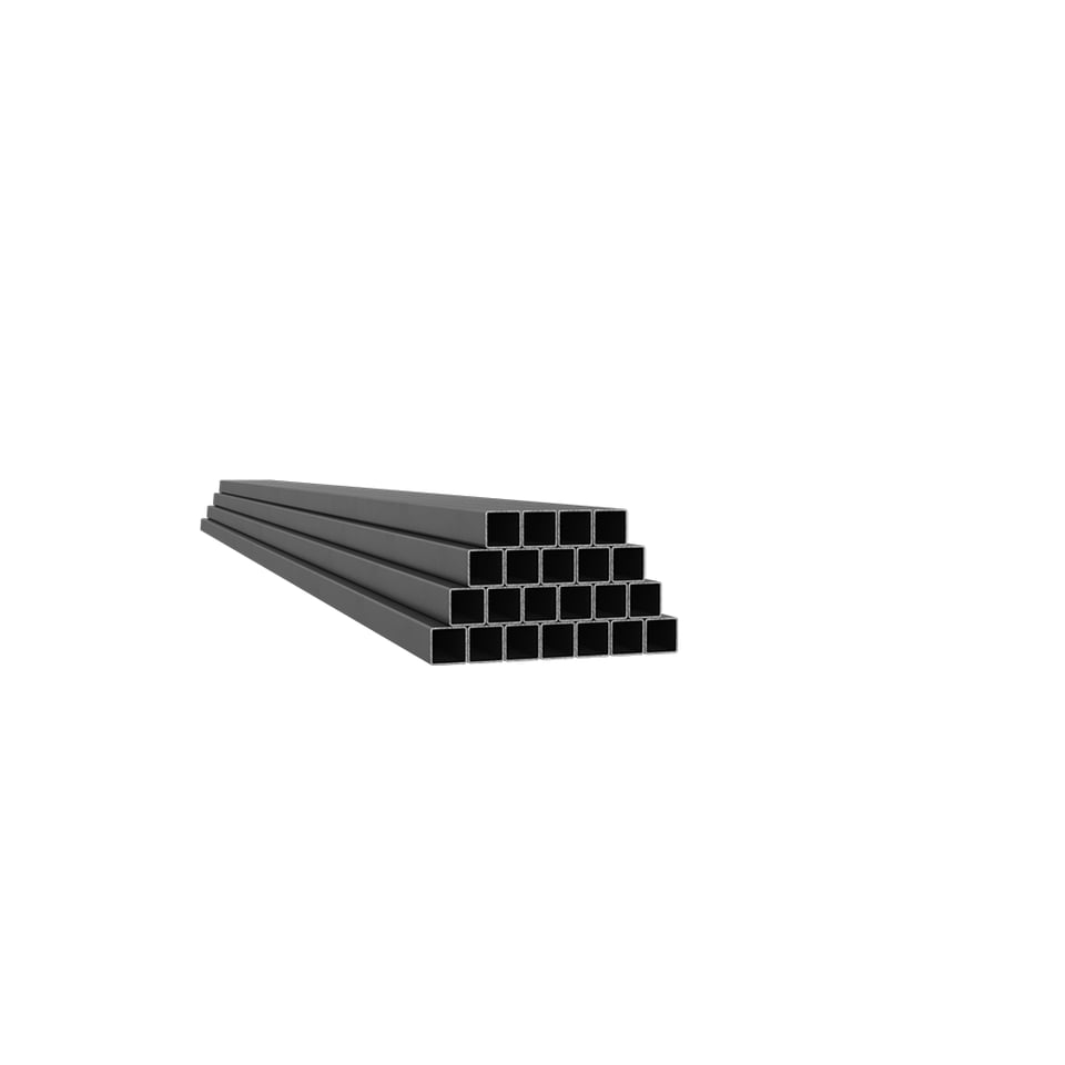 ლითონის კვადრატული მილი 25X25X1.5 მმ 6მ