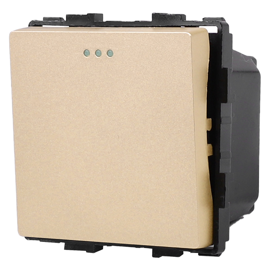 ჩამრთველი Socket Style Reverse 1 1G-2W ოქროსფერი