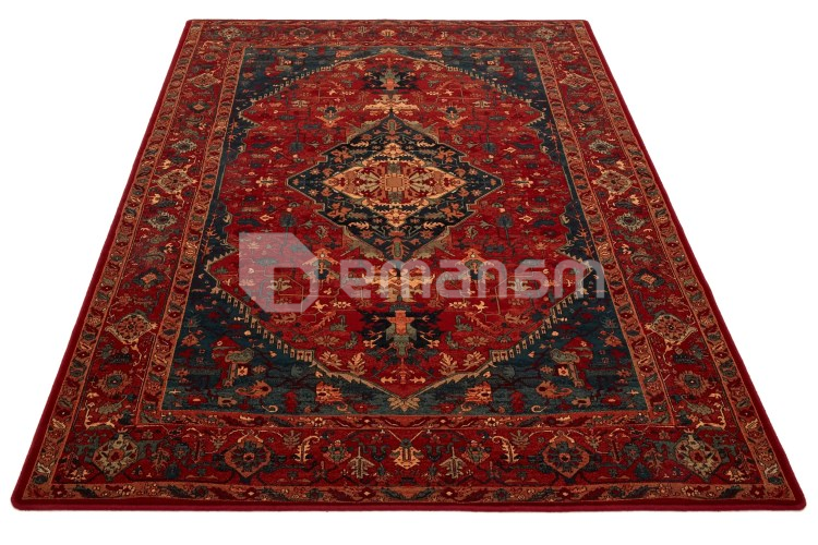 ხალიჩა Dywilan  SUPERIOR KASIM RUBIN 2456 cC1 200x300 100% WOOL