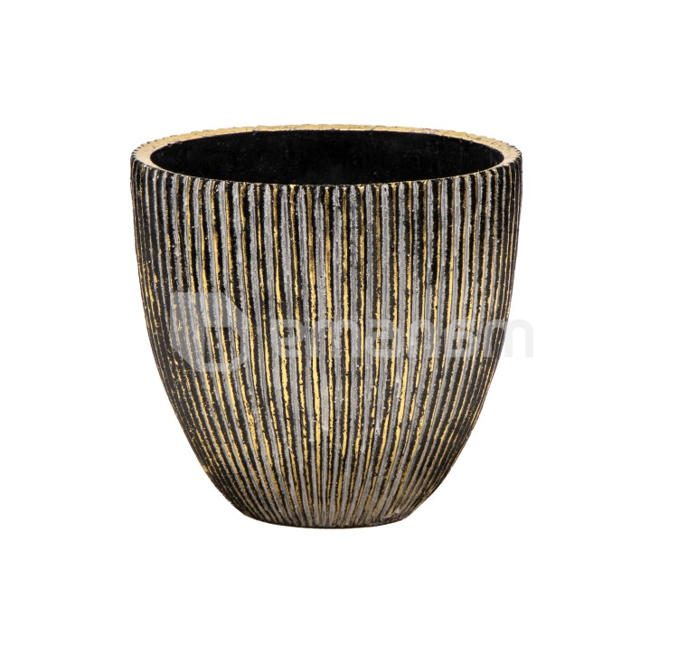 ქოთანი კერამიკული Mega Collections Cosmic Egg Pot 18x17სმ