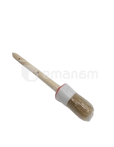 მრგვალი სამღებრო ფუნჯი ხის ტარით KANA 83201010 No.10 40 მმ