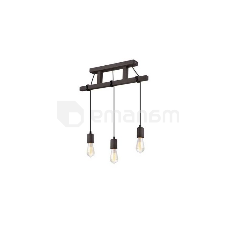 ჭაღი Lamkur LEON LLM 3.97 Wenge 3xE27 60W