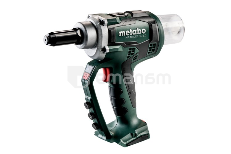 მოქლონის პისტოლეტი აკუმულატორის Metabo NP 18 LTX BL 5.0 18V