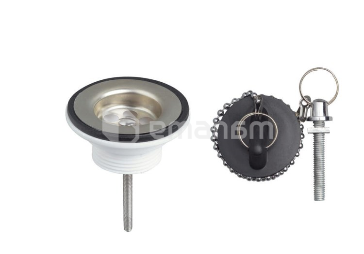 ხელსაბნის სიფონი WIRQUIN (საცობით და ჯაჭვით)