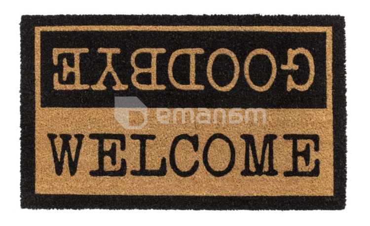 ფეხსაგები Hamat Ruco Print Welcome Goodbye 45x75 სმ