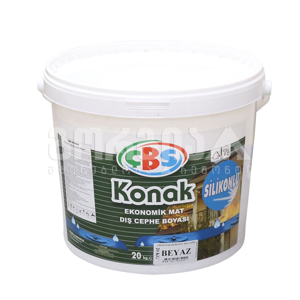 საღებავი ექსტერიერის სილიკონით "KONAK" 20 კგ