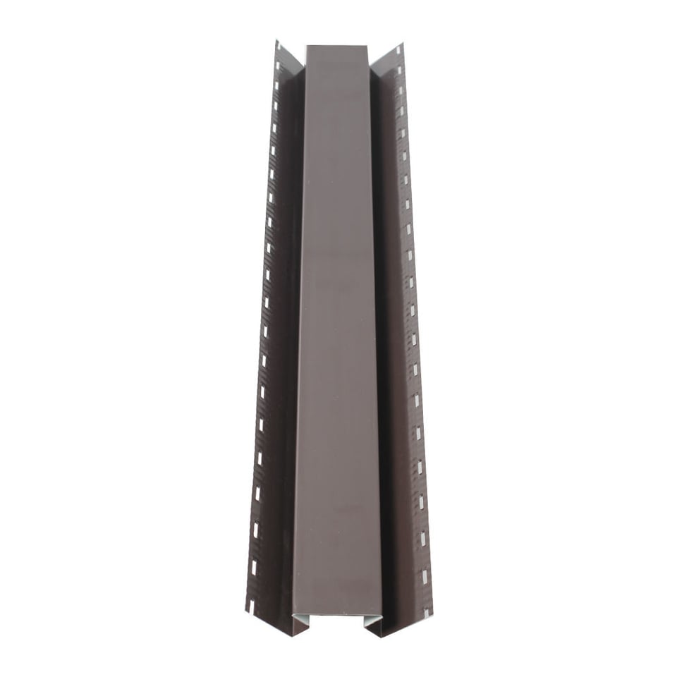 საიდინგის შიდა კუთხის პროფილი  0.50X207 პრიალა RAL 8019 NOVA