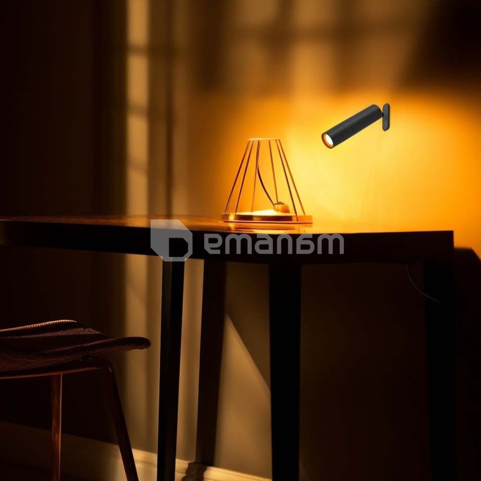 მაგიდის მაგნიტური სანათი V-TAC 3W შავი ფერი 4000K 300Lm 23042