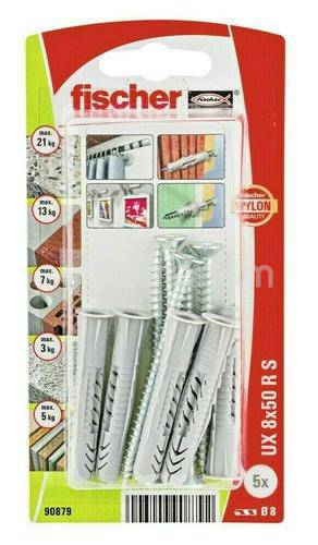 დიუბელი სჭვალით Fischer UX8x50 R 5 ც 90879