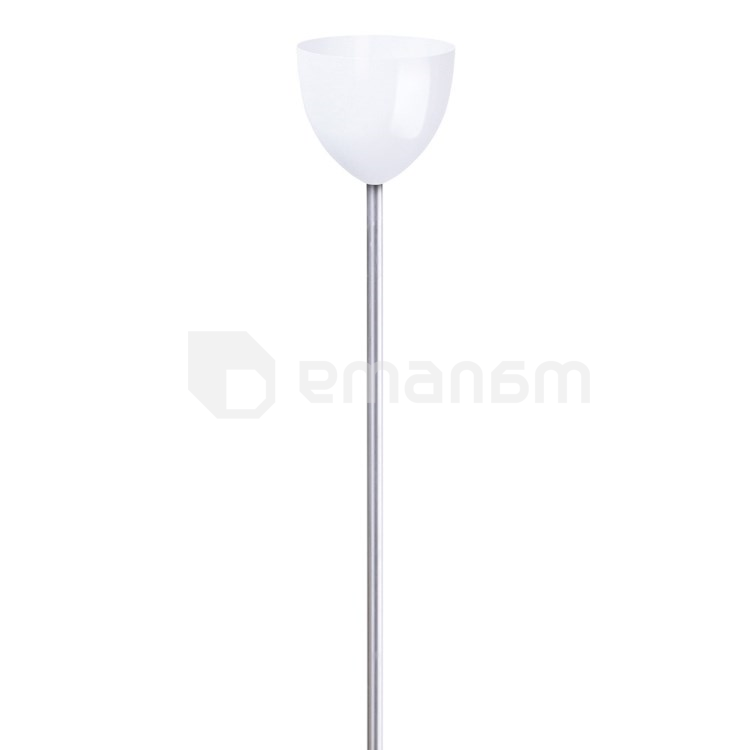 ეზოს პლასტმასის ქოთანი ფეხზე Scheurich 210 Skypot თეთრი