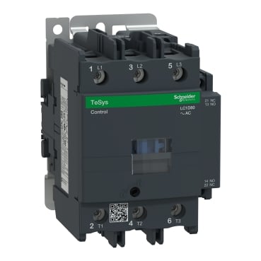 ძალოვანი კონტაქტორი, 3NO, 80A, 220VAC, TeSys D,