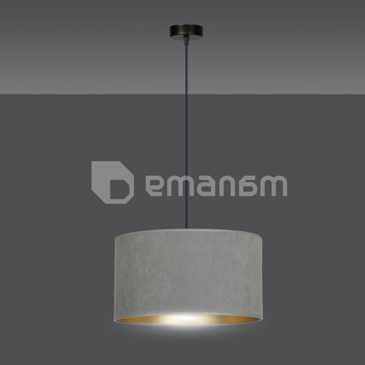 საკიდი EMIBIG Hilde 1 E27 1x MAX 60W ნაცრისფერი