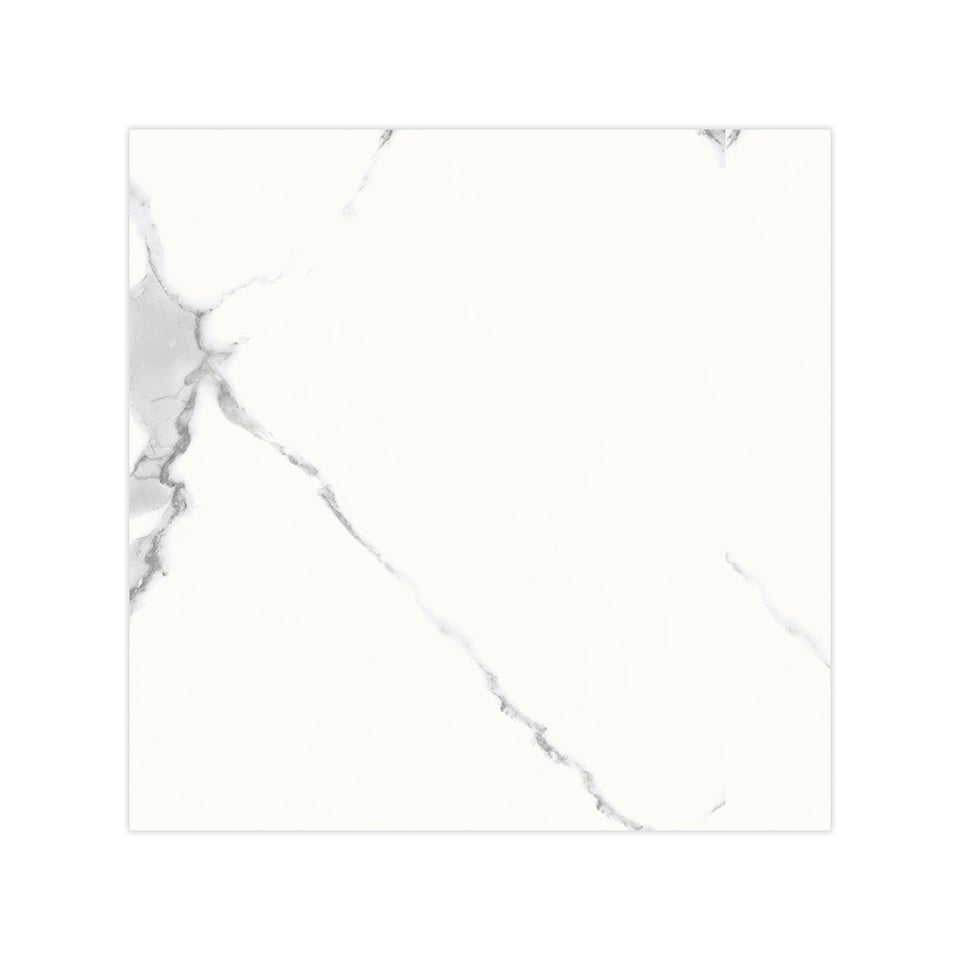 მეთლახი Maxi Matte White 40x40x0.7