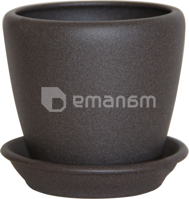 ქოთანი კერამიკული Oriana Gracia №4 1,2ლ შოკოლადი