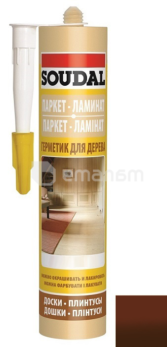 ჰერმეტიკი პარკეტის Soudal 300 მლ მაჰაგონი