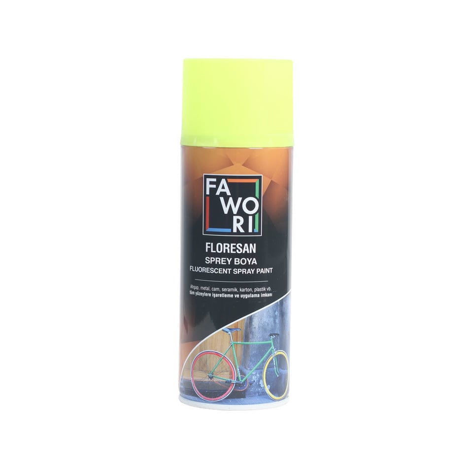 სპრეი ყვითელი ფლუორესცენტი FAWORI SPECIAL SPRAY 516 400ML