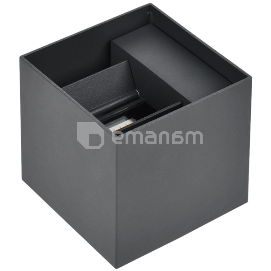 გარე სანათი LED IEK 6W 4000К IP65 ნაცრისფერი