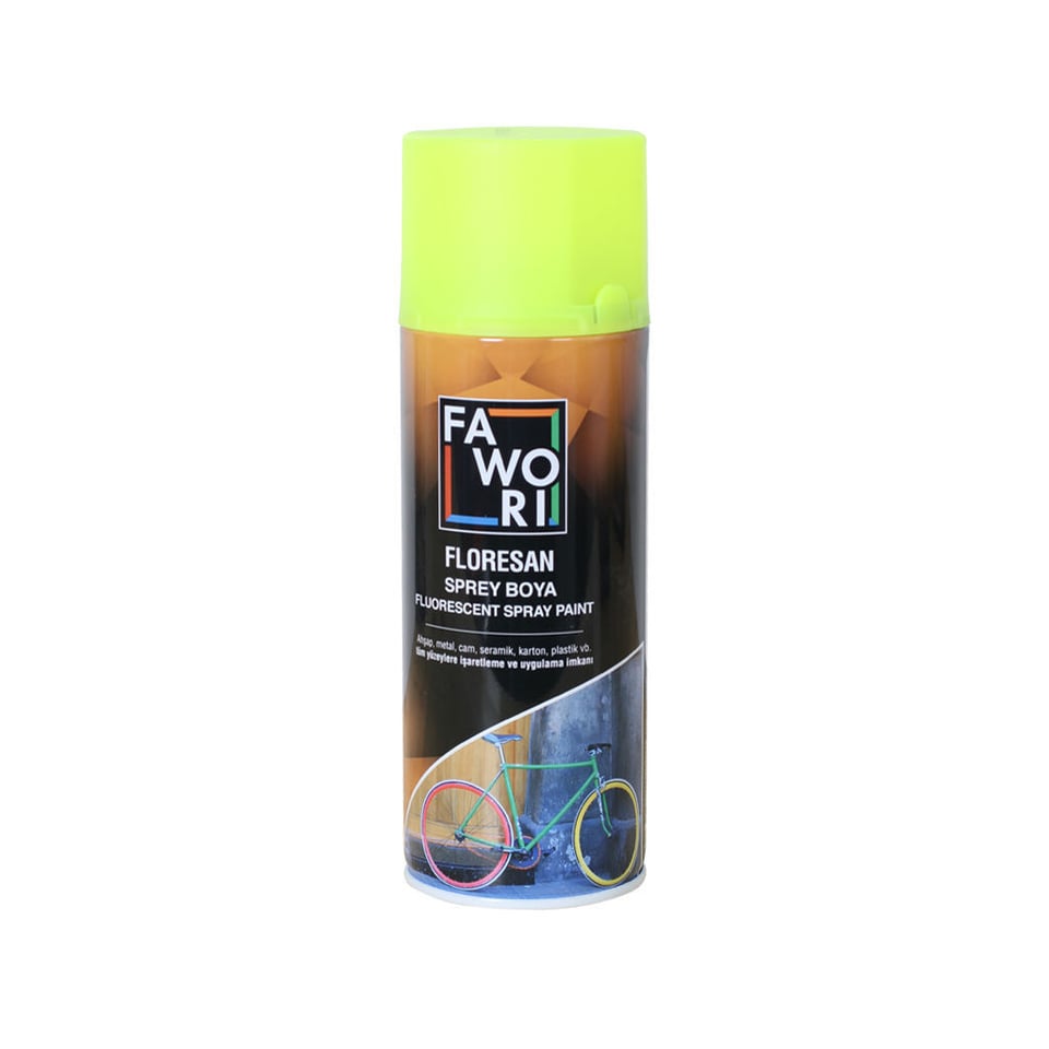 სპრეი ყვითელი ფლუორესცენტი FAWORI SPECIAL SPRAY 516 400ML