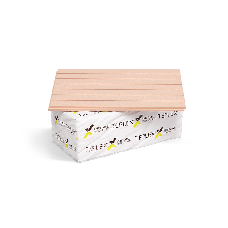 თბოსაიზოლაციო ფილა TEPLEX 50x585x1185 მმ (4.16 მ2)