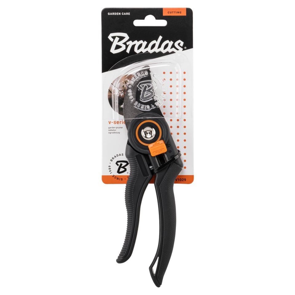 სეკატორი ბაღის Bradas V-SERIES KT-V1029 SK5 20 მმ შავი/ნარინჯისფერი