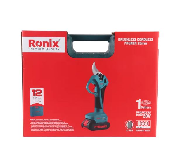 სეკატორი აკუმულატორის Ronix 8660 20V