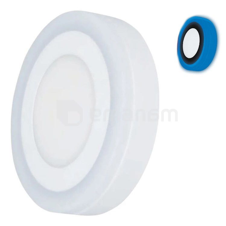 პანელი Klaus LED KE36804R 24W 6500K მრგვალი წითელი