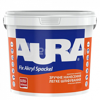 ფითხი აკრილის მზა Eskaro Aura fix akryl spackel თოვლისფერი 27 კგ