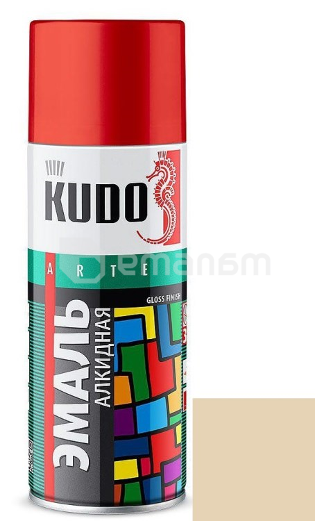 ემალი უნივერსალური Kudo KU-10095 RAL 1015 სპილოსძვლისფერი პასტელური 520 მლ