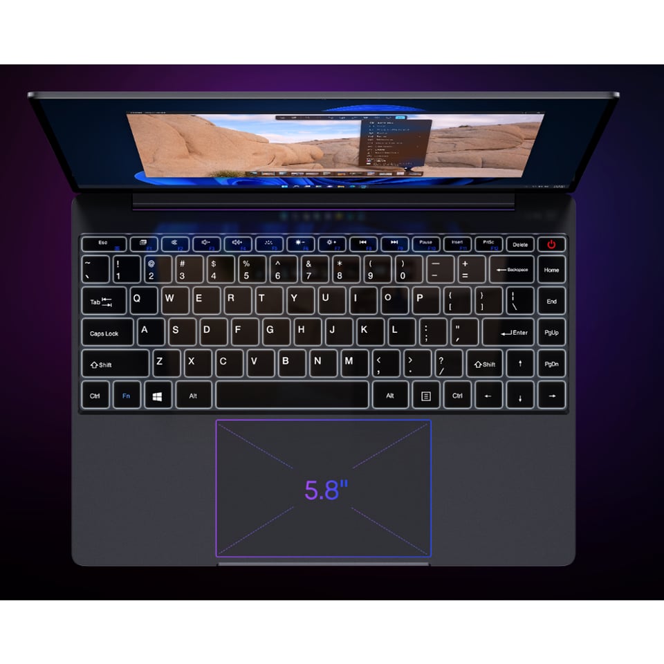 ნოუთბუქი Chuwi CoreBook X, 14", Ryzen 5-7430U, 16GB, 512GB SSD, Integrated, W11H, Black