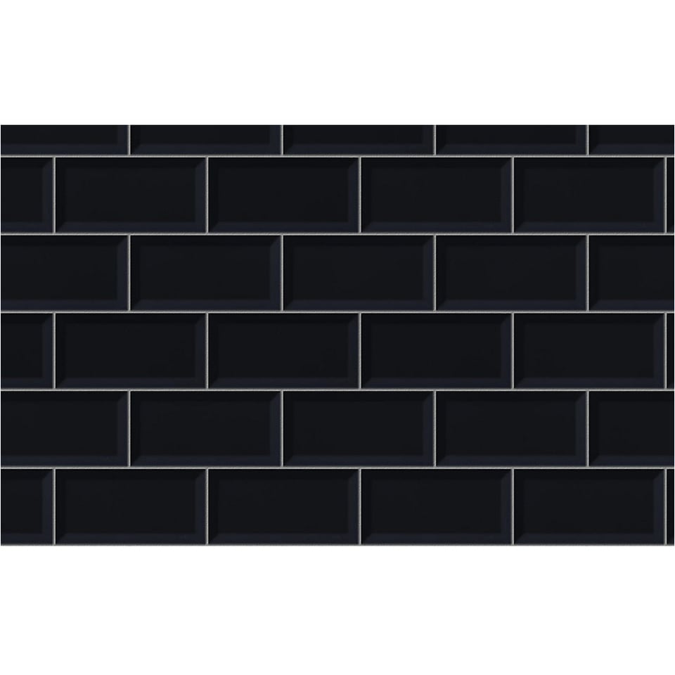 კაფელი METRO NEGRO BRILLO TC430 25*50