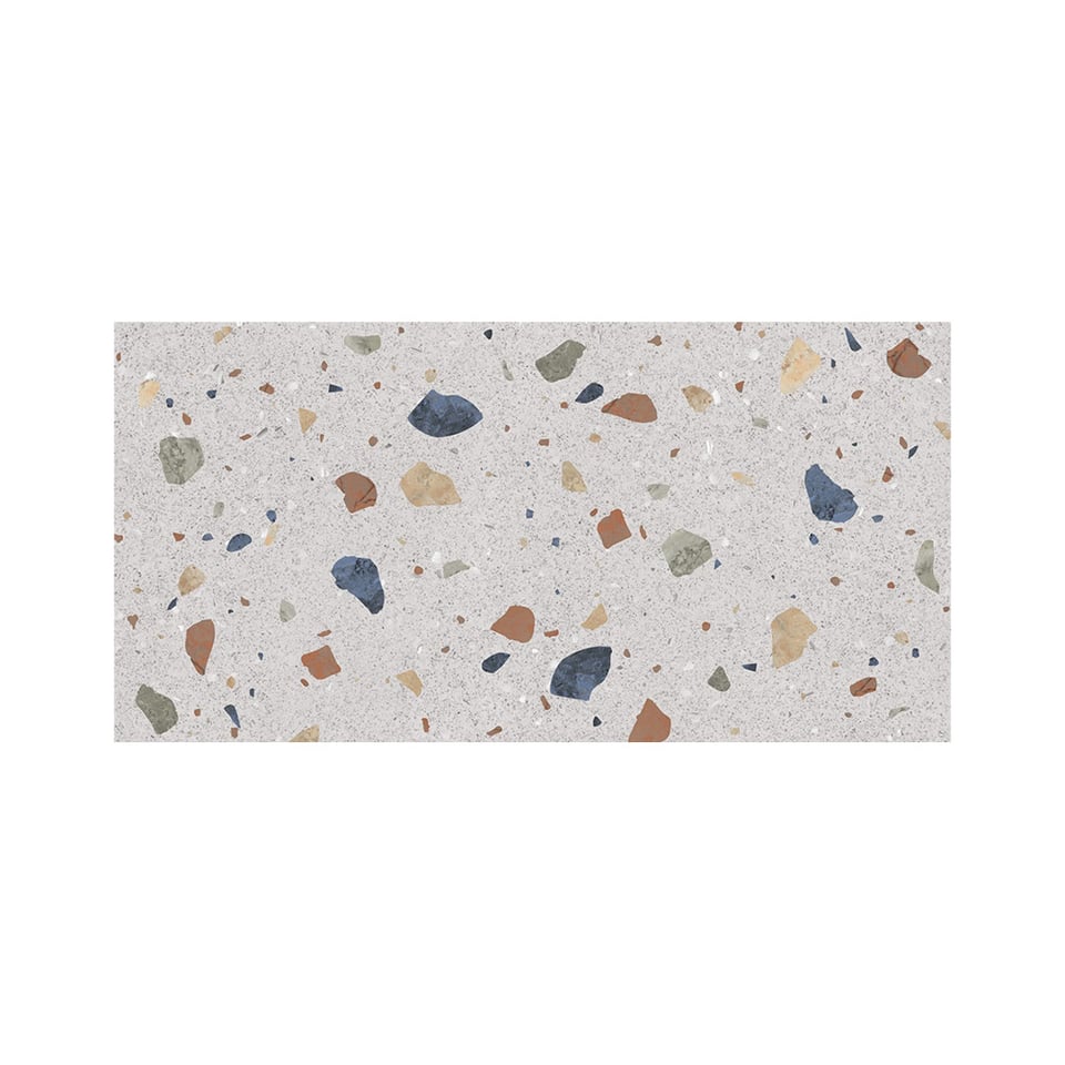 კერამოგრანიტი Terrazzo Light Gray Decor Mattt 60*120*0.9 "ET