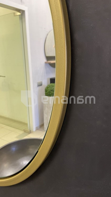 სარკე ოქროსფერი ლითონის ჩარჩოთი Silver Mirrors Manhattan D500