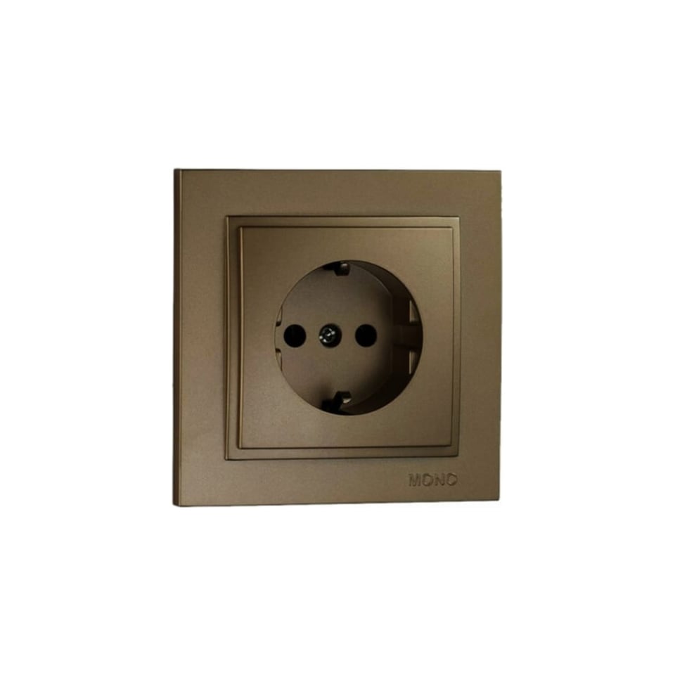 როზეტი ერთიანი დამიწებით DESPINA Bronze - 102-232321-117