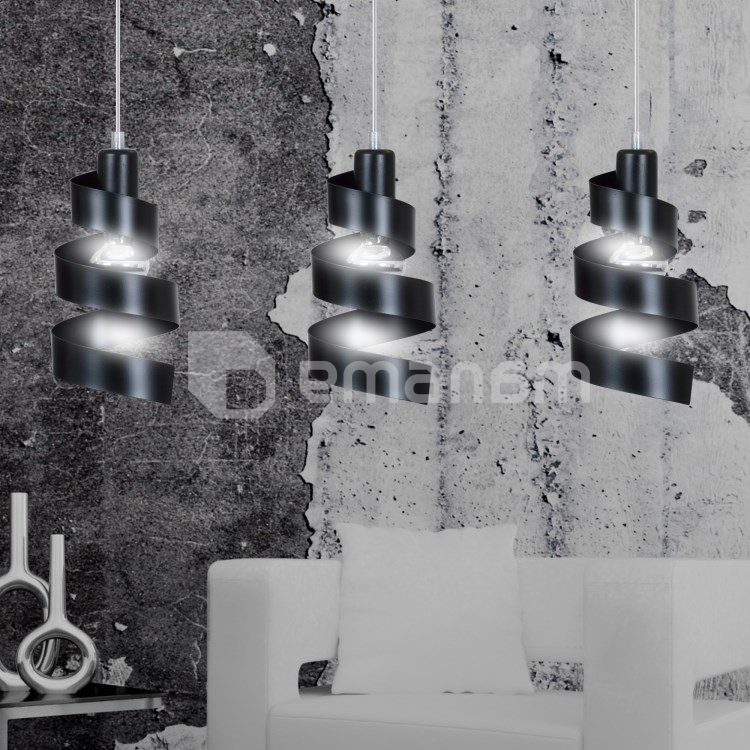 საკიდი EMIBIG Saga 3 E27 3x MAX 40W შავი