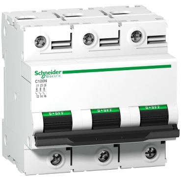 ავტომატური ამომრთველი Schneider C120N 3P 100A